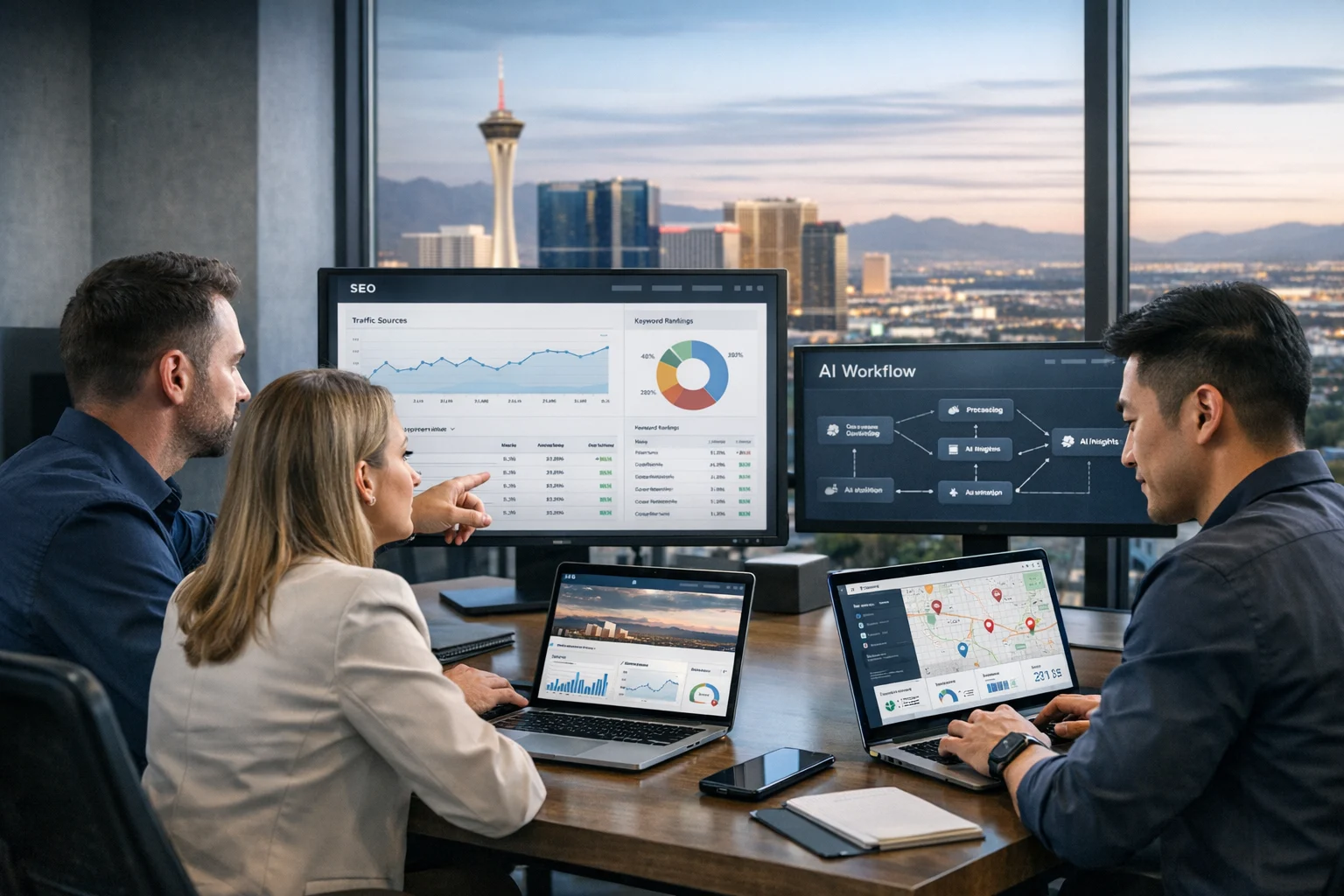 How AI Integration and SEO Drive Las Vegas Growth