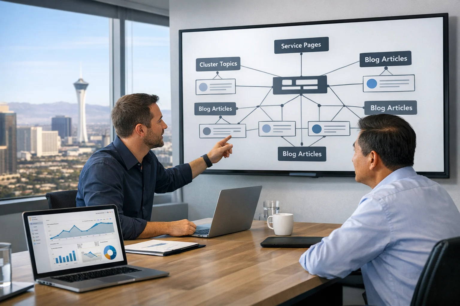 How Article Clusters Improve Service SEO in Las Vegas