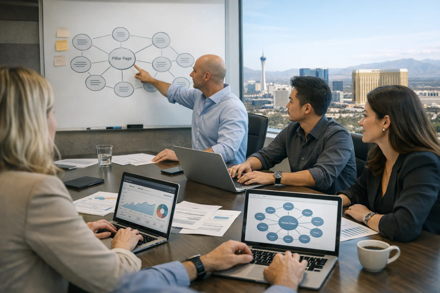 How Las Vegas Businesses Use Content Clusters for Authority