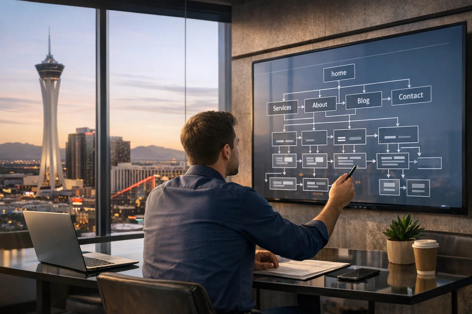 How a Las Vegas SEO Agency Builds Local Internal Links