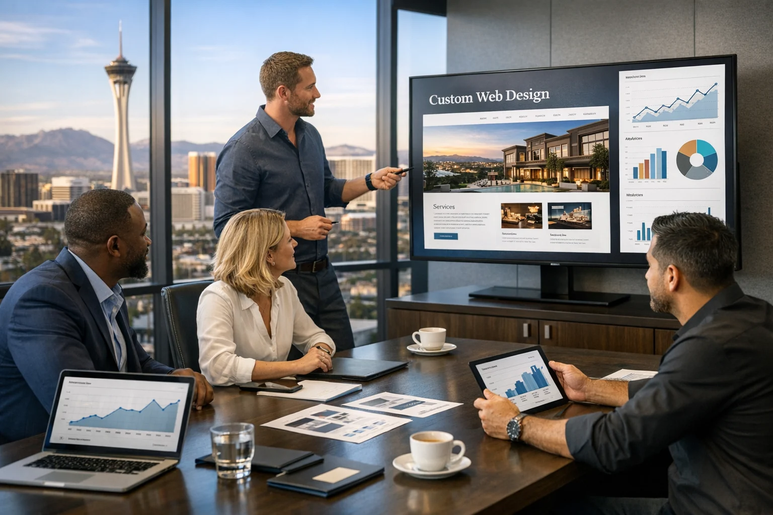 Why Custom Web Design in Las Vegas Outperforms Templates